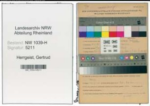Entnazifizierung Gertrud Herrgeist , geb. 14.05.1888 (Lehrerin)