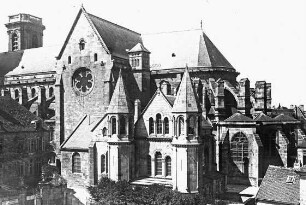 Langres (Haute-Marne), Kathedrale Saint-Mammès, von SO