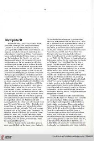 Die Spätzeit