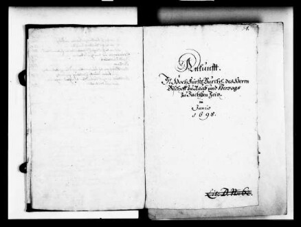 Ankunft fremder Herrschaften