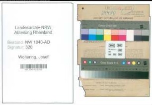 Entnazifizierung Josef Woltering , geb. 26.03.1915 (Maurer)