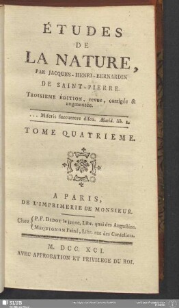 4: Études De La Nature