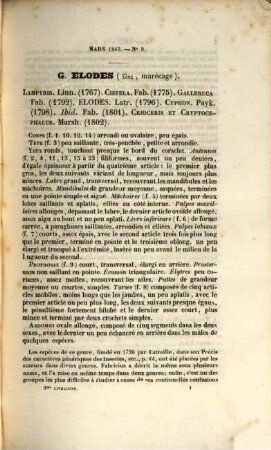 Species et iconographie générique des animaux articulés ou représentation des genres, avec leur description et celle de toutes les espèces de cette grande division du règne animal : Ouvrage formant une série de monographies complètes. Prem. partie: Insectes coléoptères
