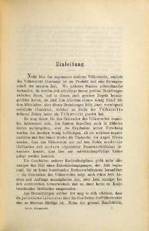 Beiträge zum Kriegsrecht im Mittelalter : insbesondere in den Kämpfen, an welchen Deutschland beteiligt war ; (8., 9., 10. Jahrhundert - Anfang des 11. Jahrhunderts)