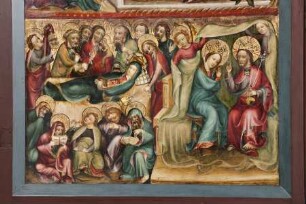 Schottener Altar — Szenen aus dem Leben Mariens — Tod und Krönung