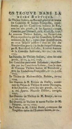 La Veuve Coquette : Comédie En Un Acte, avec un Divertissement ; Représentée pour la premiere fois par les Comédiens Italiens ordinaires du Roi, le 28 Octobre 1721