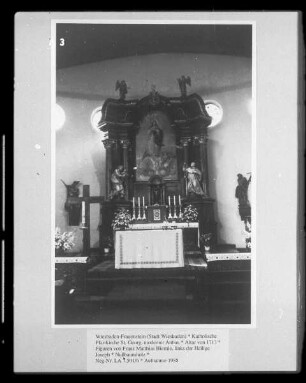 Altar: Heiliger Joseph