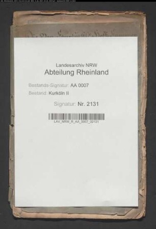Reskripte der kurfürstlichen Hofkammer an die erzstiftischen Beamten