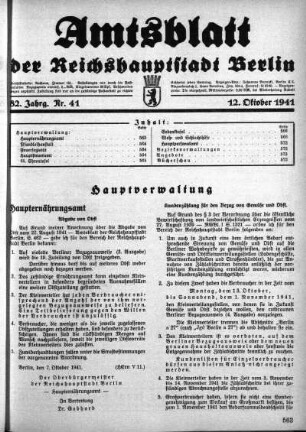 1941,41: Nr. 41, 12. Oktober 1941