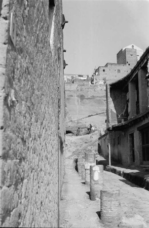 Blick in eine Straße der antiken Stadt Herculaneum