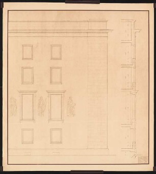 Verwaltungsbau der UFA (Universum Film AG), Potsdam-Babelsberg: Detail 1:20