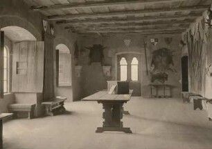 Burg Gnandstein, Palas, Inneres, Rittersaal