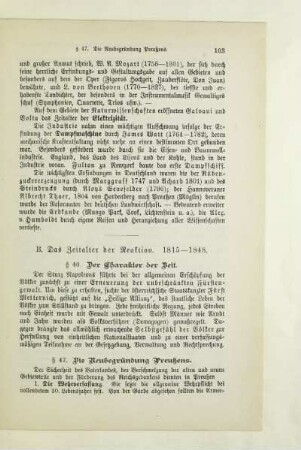 B. Das Zeitalter der Reaktion. 1815-1848