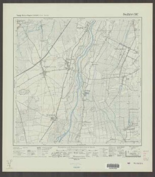 642 Neufahrn ; Topographische Karte von Bayern 1:25.000 [Positionsblätter]
