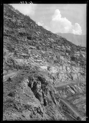Österreich, Steiermark. Terrassen des Erzberges