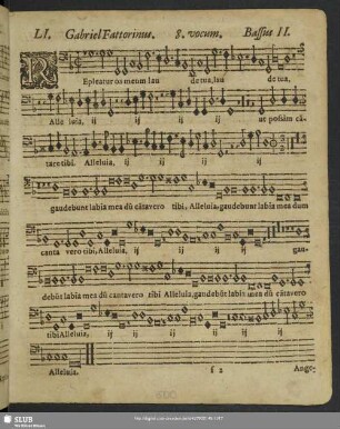 [Cantiones LI. bis L.XXV.]