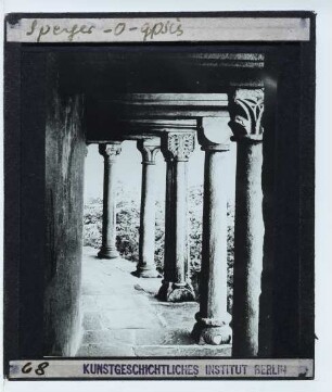 Speyer, Dom : Außenansicht, Detail, Galerie an der O-Apsis