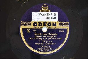 Musik des Orients : 1. Japan, Naga-uta "Urashima"