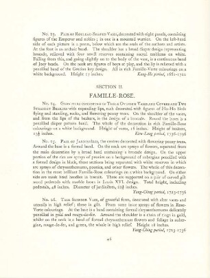 Section II. Famille-rose
