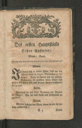 Des ersten Hauptstücks