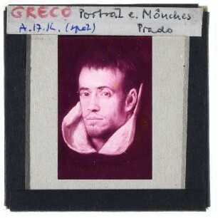 Greco, Porträt eines Mönches