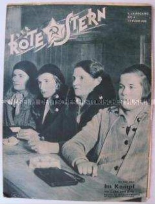 Proletarische Wochenzeitschrift "Der Rote Stern" u.a. zur Abrüstungskonferenz in Genf