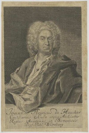Bildnis des Joannes Henricus de Heucher