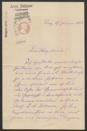 Brief an B. Schott's Söhne : 27.01.1886