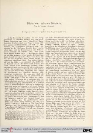 Bilder von seltenen Meistern, 11, Einige Architekturmaler des 18. Jahrhunderts