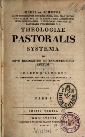 Theologiae pastoralis systema, 1