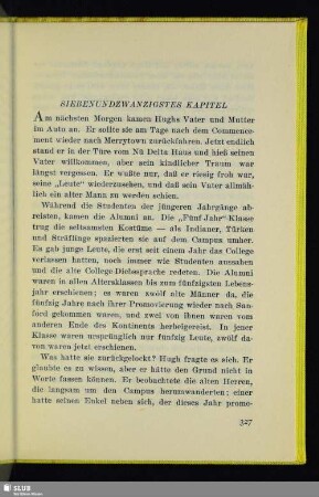 Siebenundzwanzigstes Kapitel