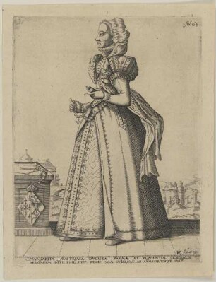 Bildnis der Margarita Avstriaca Dvcissa Parmae