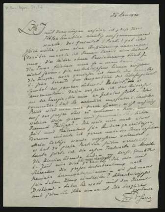 Brief an Philipp Jarnach : 26.11.1920