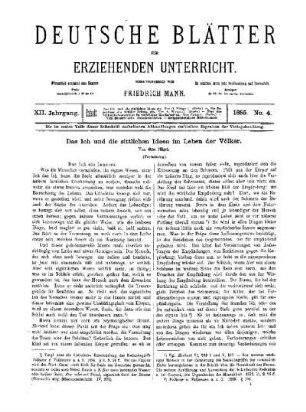 Das Ich und die sittlichen Ideen im Leben der Völker : (Fortsetzung)