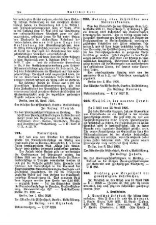Naturschutz : [Amtlicher Teil]