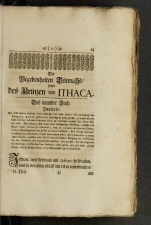 Das neundte Buch.