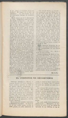 El vendedor de crisantemos