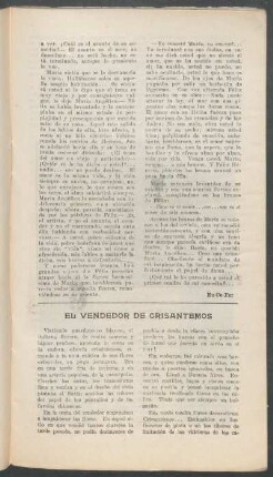 El vendedor de crisantemos