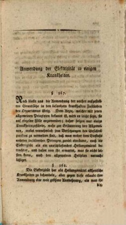 System der medizinischen Elektrizitäts-Lehre : mit Rüksicht auf den Galvanismus ; zwei Theile mit Kupfern, 2. Anwendung der Elektrizität in einigen Krankheiten