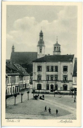 Ostritz. Marktplatz