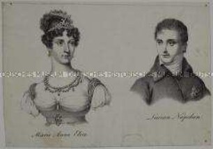 Elisa Bonaparte und ihr jüngerer Bruder Lucien Bonaparte