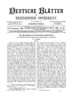 Die Streitfragen des Schreiblese-Unterrichts : (Schluss)