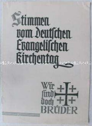 Illustrierte Dokumentation zum Deutschen Evangelischen Kirchentag 1951 in Berlin
