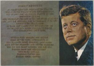 John F. Kennedy-Inschrift am Rathaus Schöneberg
