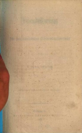 Vocabularium für den lateinischen Elementarunterricht, [Hauptbd.]