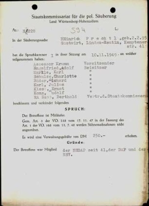 Prechtl, Heinrich