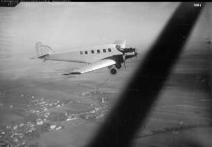Leipzig, Flugzeug G 23 über Leipzig