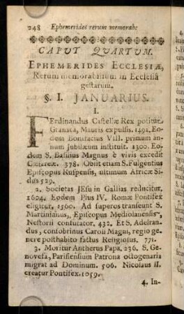 248-299, Caput IV