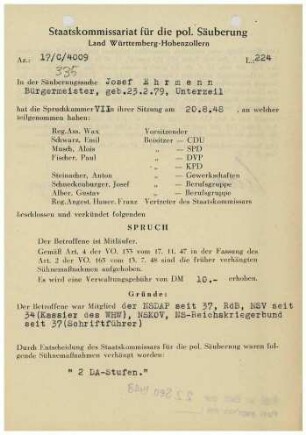 Ehrmann, Josef