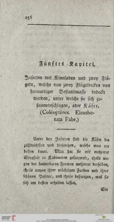 Fünftes Kapitel
